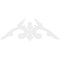 Ekena Millwork Pitch Milton Architectural Grade PVC Gable Pediment, 72"W x 30"H x 1"P (10/12) GPP072X030X100MIL - alternate 4